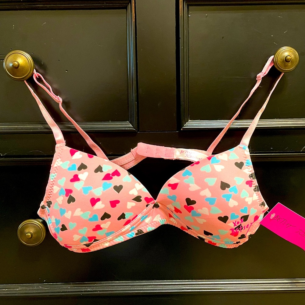 36A hearts 💕 bra by Betsey Johnson